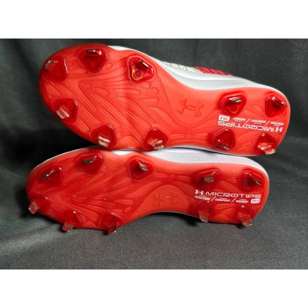 Under Armour‎ Women's UA Glyde 2 MT TPU Molded Softball Metal Cleats Red Size 8
